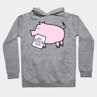 Cute Pig with Joe Biden 2020 Sign Hoodie